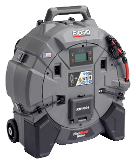 79783 Ridgid FlexShaft, KM-1004 Milling machine Complete, EU plug. Includes 2× 18 V, 5 Ah Batteries & 18 V Charger 
