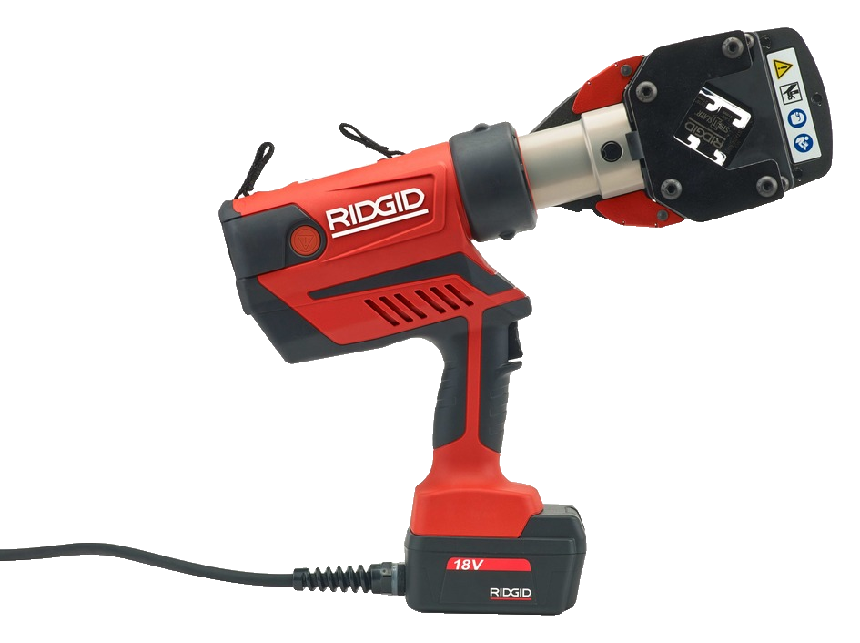 Location - Sertisseuse Ridgid RP 350-B 32 kN (batterie + chargeur, sans mâchoires)
